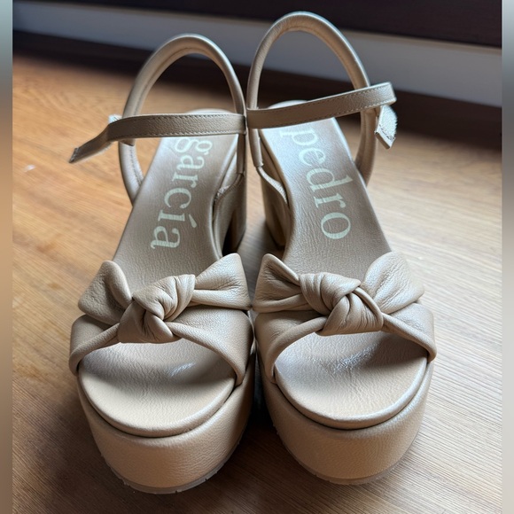 BRAND NEW PEDRO GARCÍA DALA PLATFORM SANDAL 37 - Picture 1 of 5